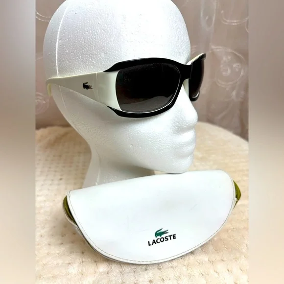 LACOSTE バイザー ホワイト ブラック Lacoste | Accessories | Lacoste Blackwhite Sunglasses And